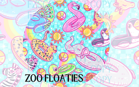 ZOO FLOATIES Kid/Adult Lounge Set- Summer Daize